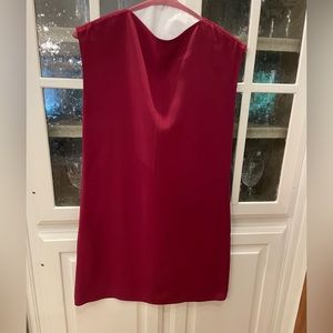 Ann Mashburn Crimson Red Silk Dress